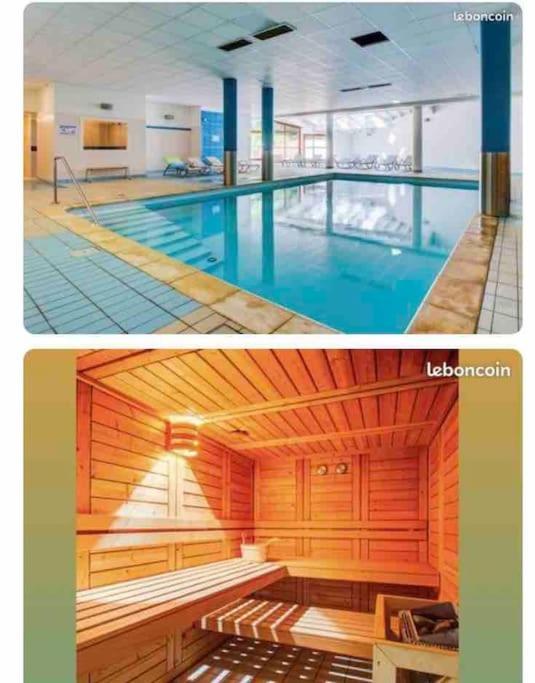 Au Bout Du Bois Piscine Sauna Hammam Accessible En Saison Et Le Logement Accessible Toute L Annee Les Deserts  Luaran gambar